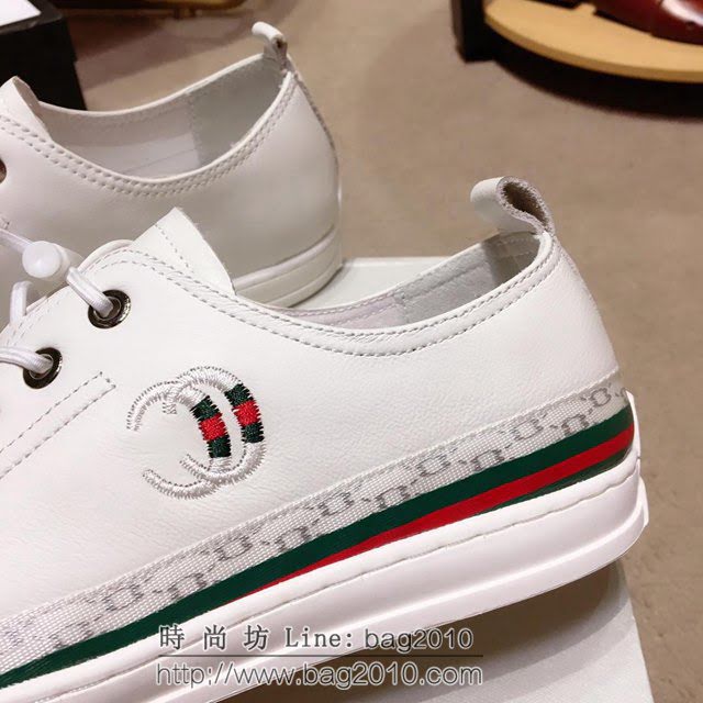 GUCCI男鞋 頂級2019新款專櫃同步 高品質古馳男休閒鞋 Gucci男低幫板鞋  hdnx1195